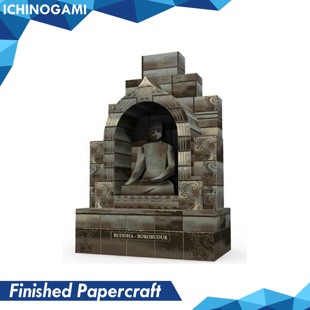 Borobudur Shrine, Papercraft Ichinogami (DIY)  -- (Beli min 3, disc 50% Limited time)