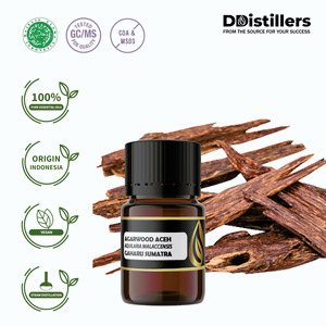 Agarwood Aceh / Gaharu Sumatra Essential Oil Pure 100%, 3-12ML GS
