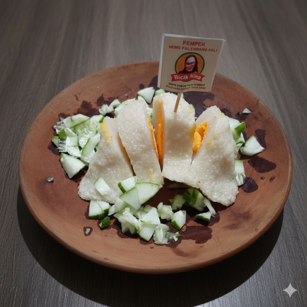 Pempek Kapal Selam Telor Bebek Asin