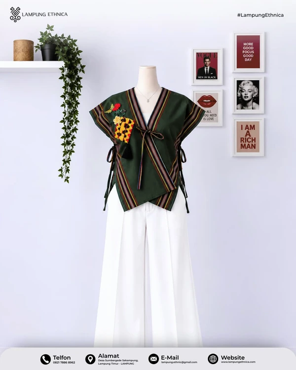 Lampung Ethnica_Outer Tenun Ethnic Lampung 2