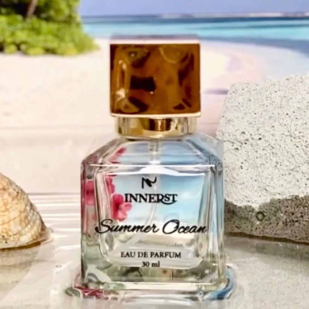 PROMO !!! INNERST Summer Ocean 30ml | Parfum Wanita EDP Fresh Aquatic | Wangi Ocean Breeze, Clean, Fresh & Refreshing | Long Lasting Perfume untuk Daily, Office, Kuliah, Hangout & Traveling | Parfum Premium Lokal