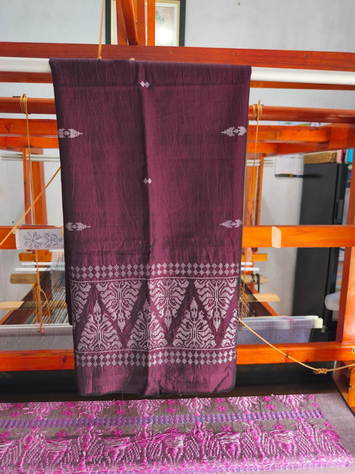tenun motif pucuk rebung
