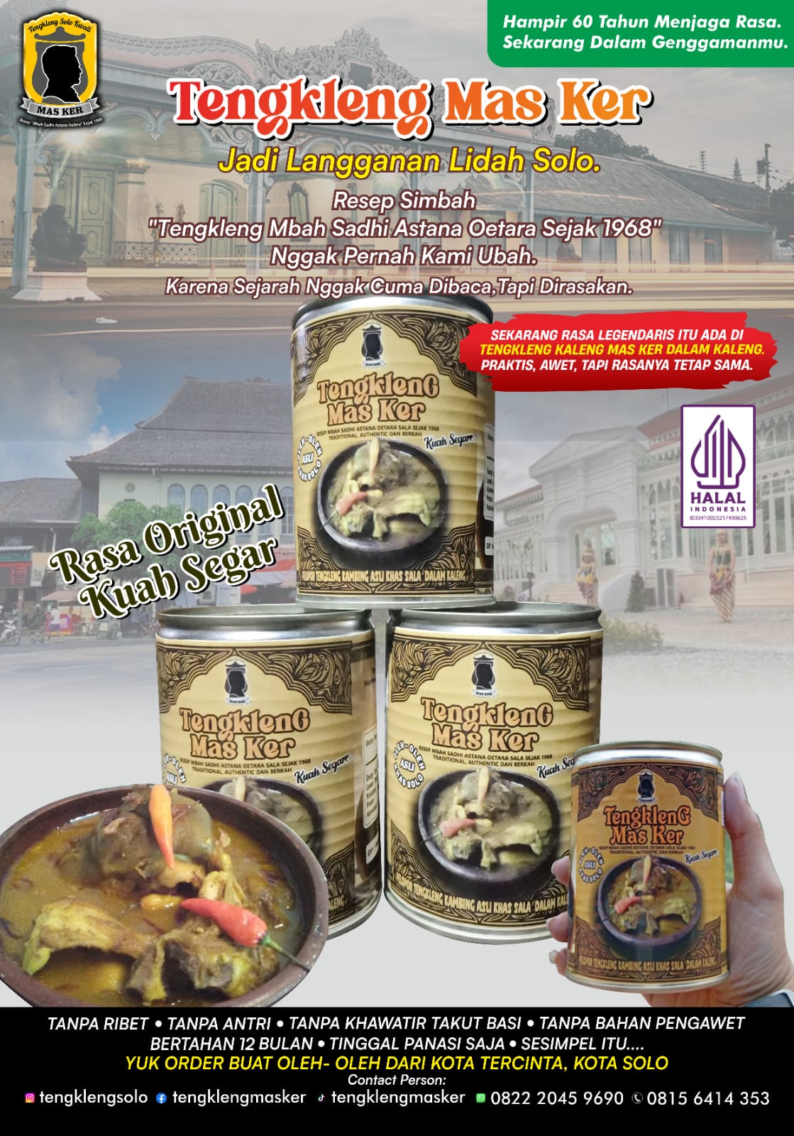 TENGKLENG MAS KER dalam Kaleng