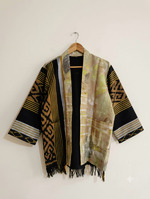Outer Ecoprint Premium Katun Dobby Mix Tenun Troso Oversize XL-XXL