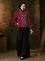 Jaket Bomber Tenun