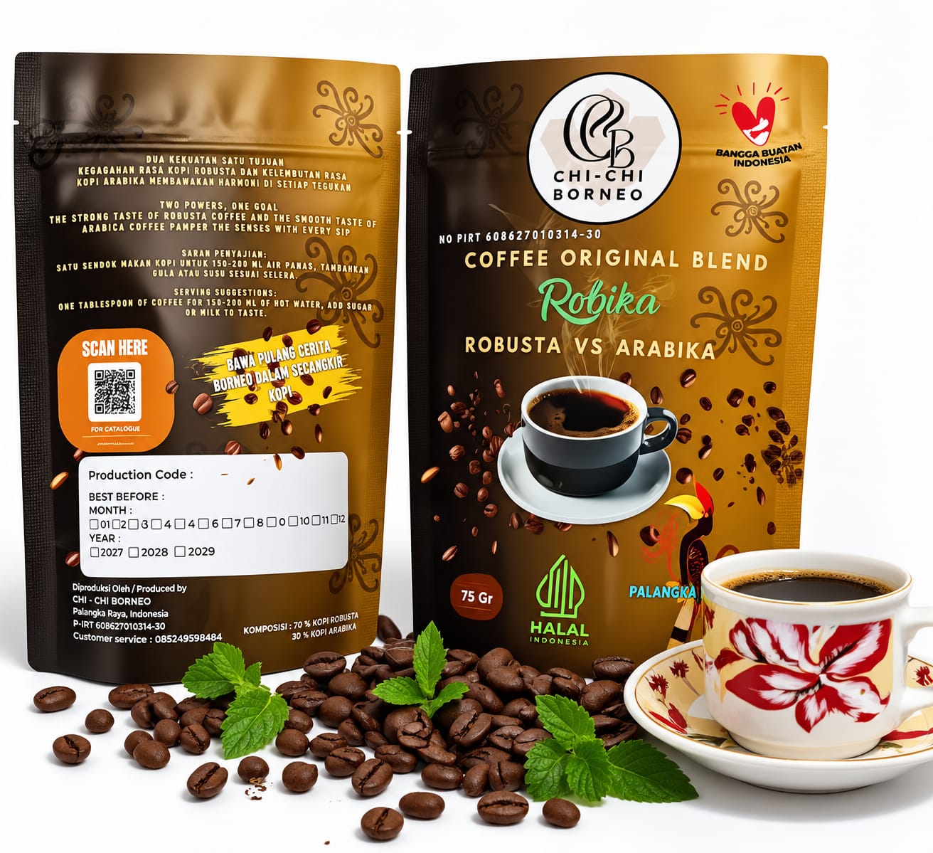 COFFEE ORIGINAL BLEND ROBUSTA VS ARABIKA ( ROBIKA )