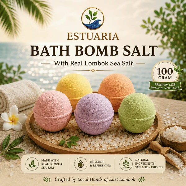 Bath Bomb Salt 100 gram