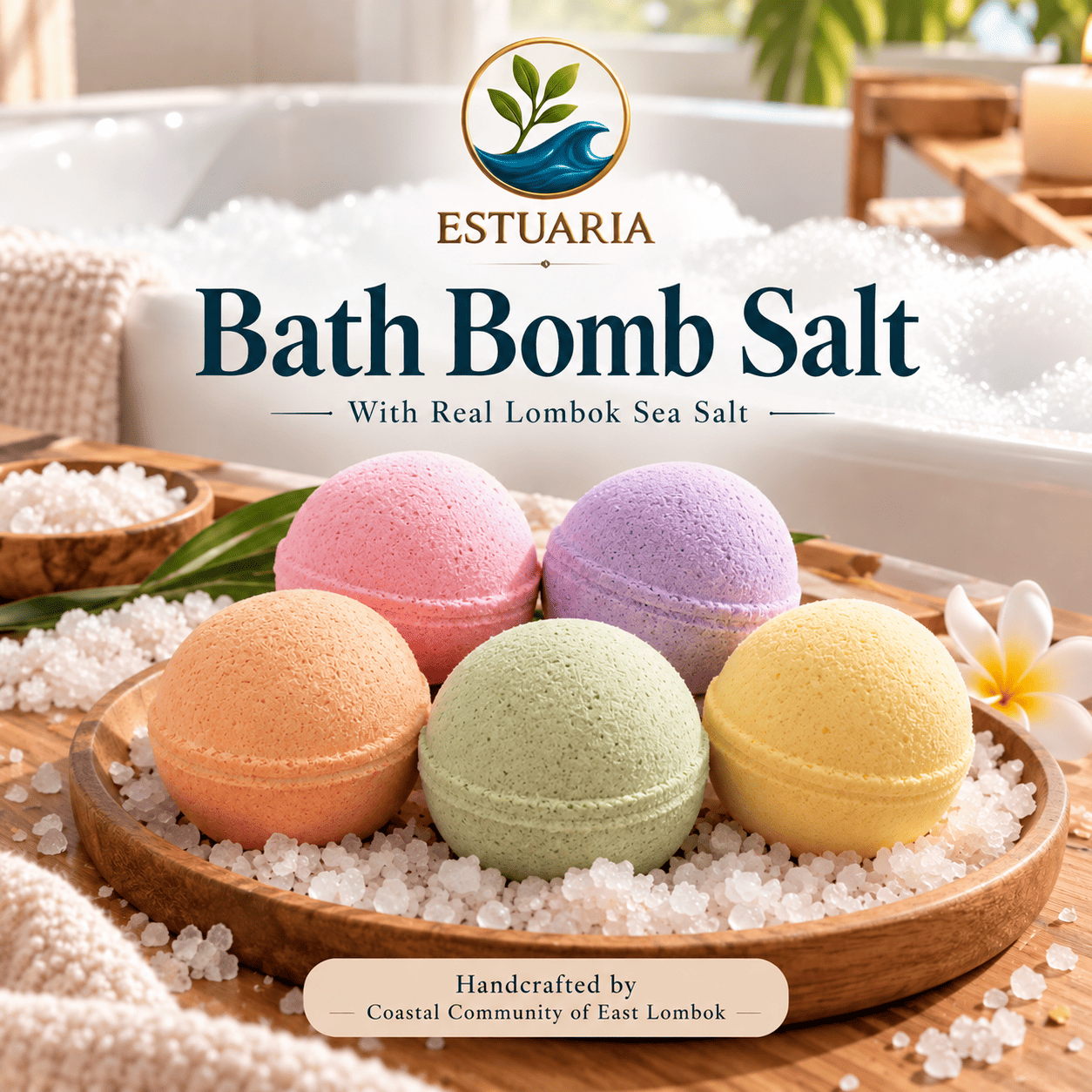 Bath Bomb Salt 50 gram