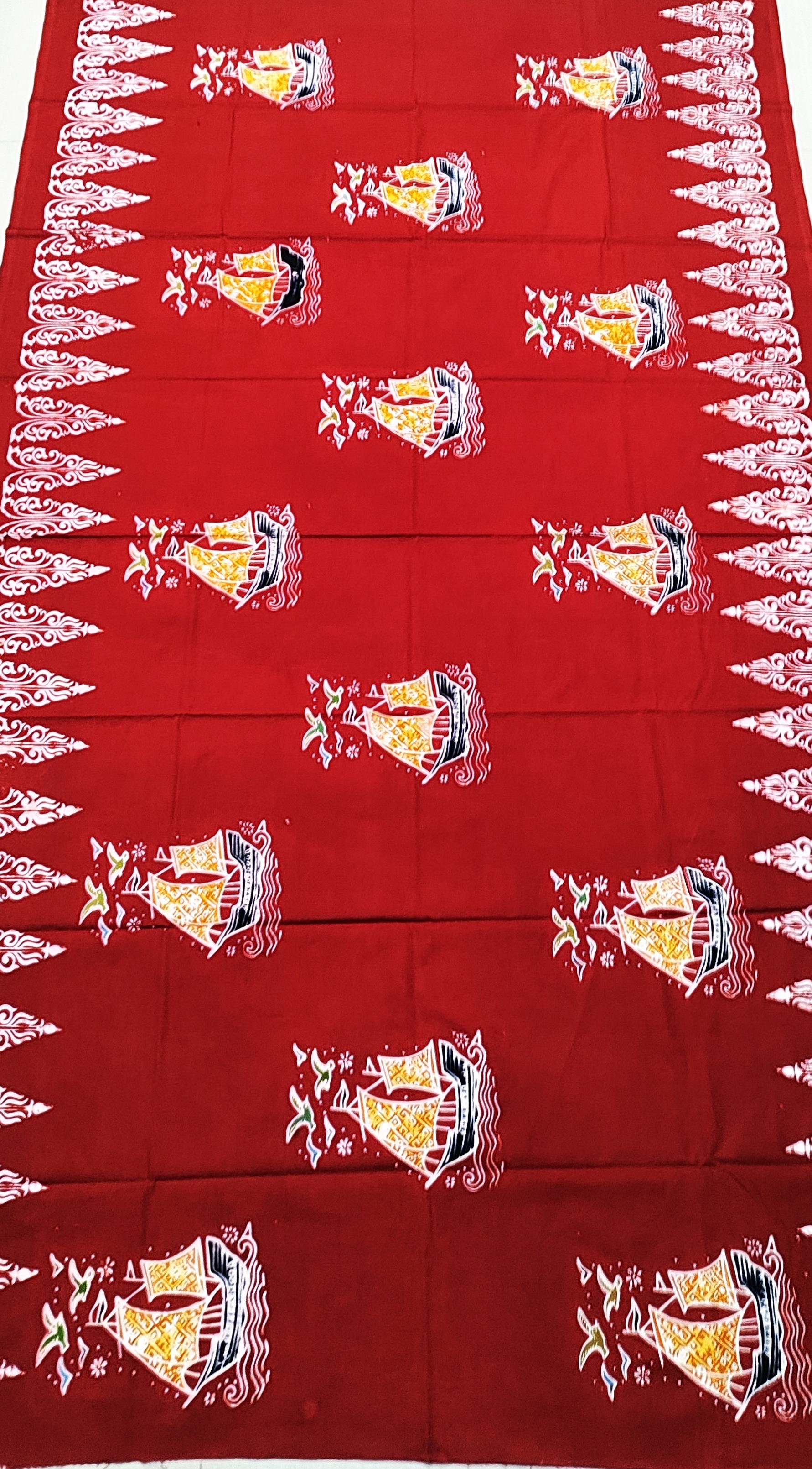 Kain Batik Motif Kapal Tugu Mundam