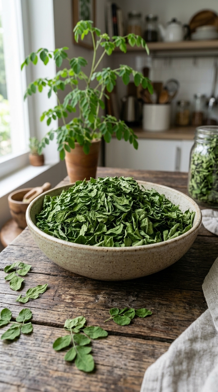 HERBASINA DAUN KELOR KERING MORINGA LEAF