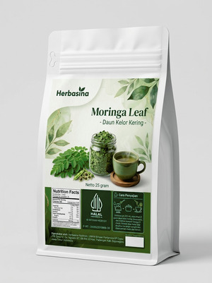 HERBASINA DAUN KELOR KERING MORINGA LEAF