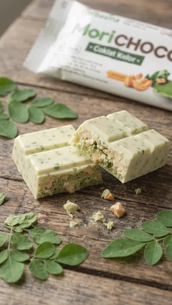 MORICHOCO COKELAT KELOR MORINGA CHOCOLATE WITH CASHEW