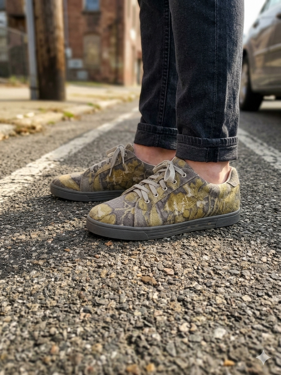 Sepatu casual ecoprint