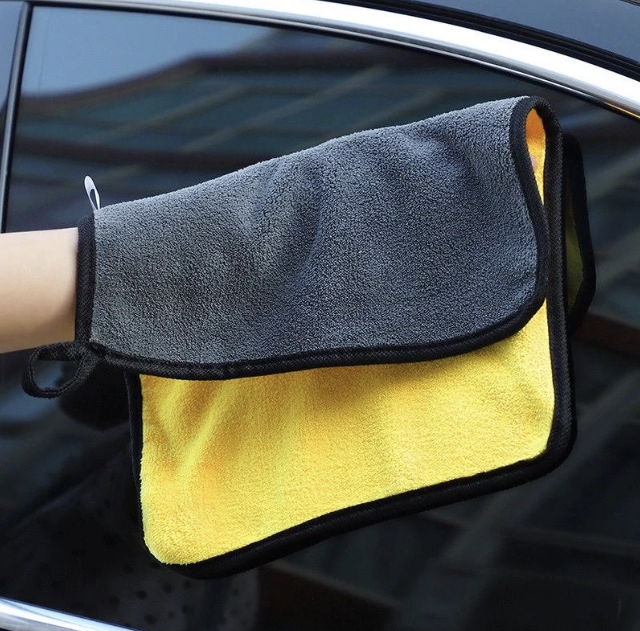 KAIN LAP MICROFIBER KAIN LAP KUNING SERBAGUNA 2 SISI