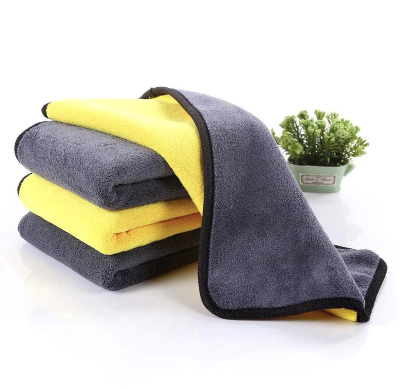 KAIN LAP MICROFIBER KAIN LAP KUNING SERBAGUNA 2 SISI
