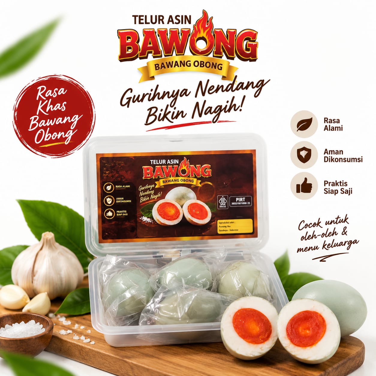 TELUR ASIN BAWONG TRAVELFRIENDLY