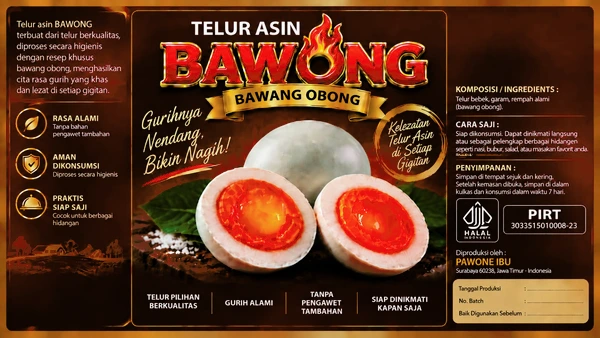 TELUR ASIN BAWONG TRAVELFRIENDLY