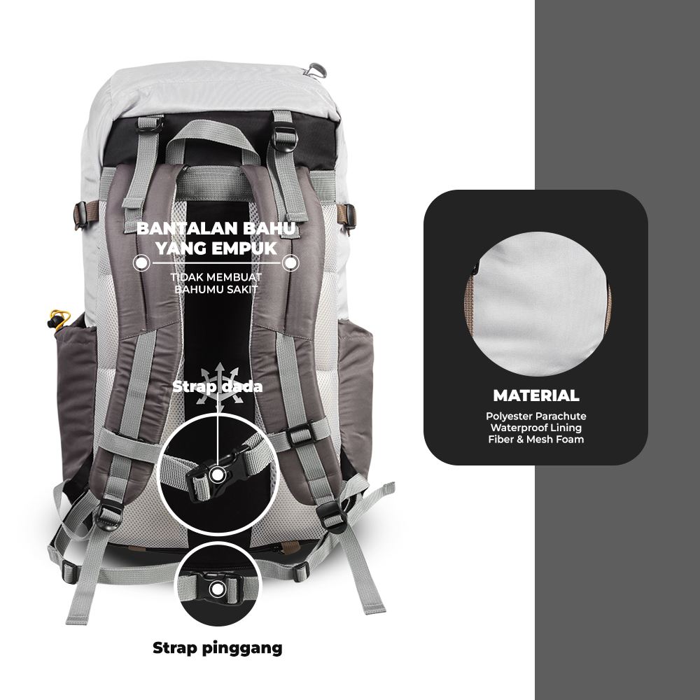 ATVA Tas Backpack Pria Semi Carrier Peak XL Series