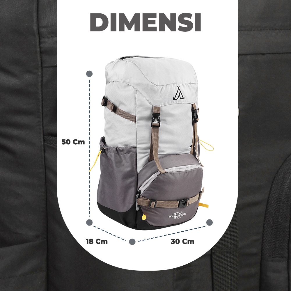 ATVA Tas Backpack Pria Semi Carrier Peak XL Series