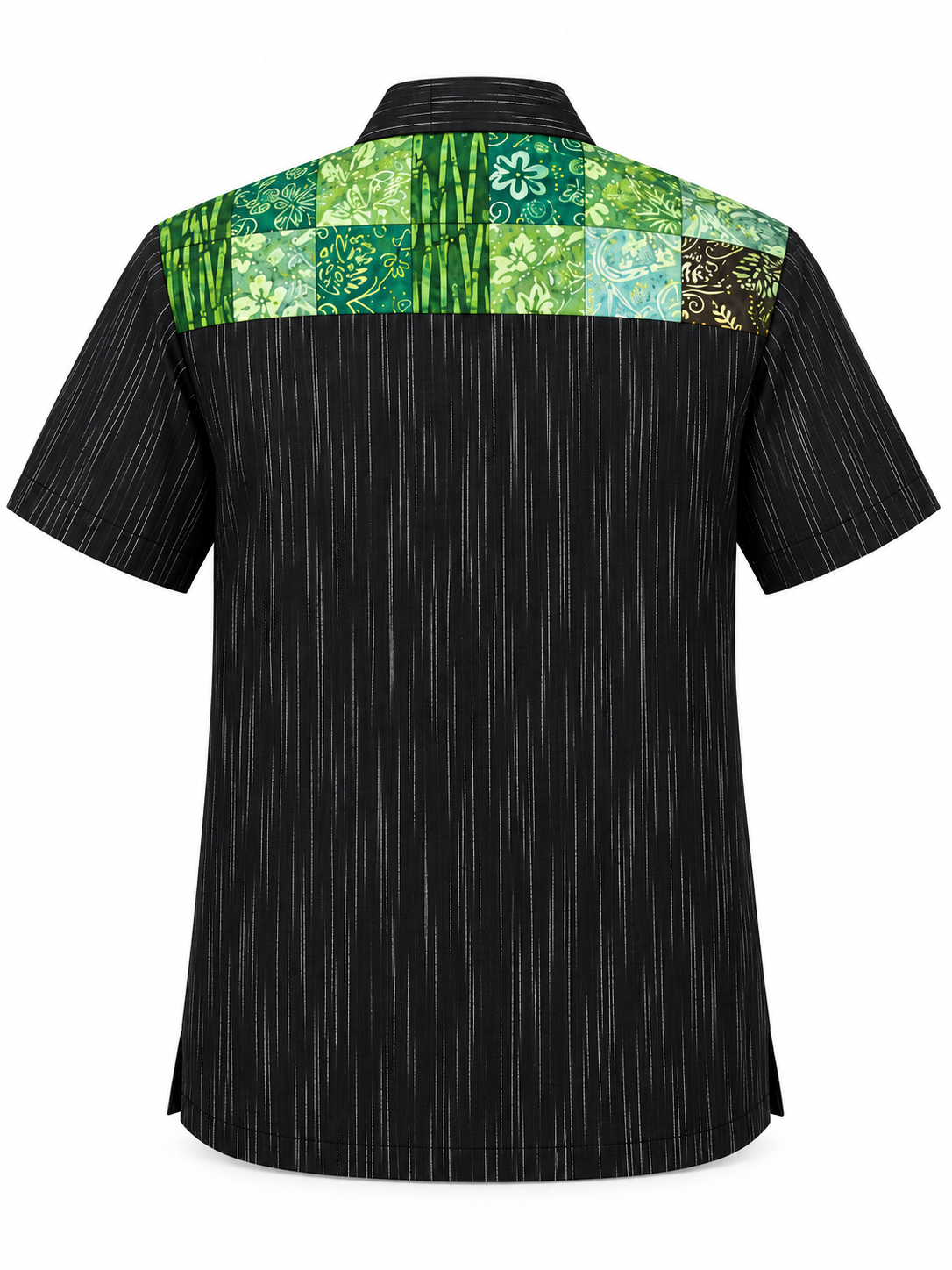 Kemeja Undak Rimba | Patchwork & Tenun Lurik by Etiesta
