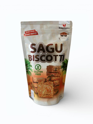 Sagu Biscotti Almond Kismis