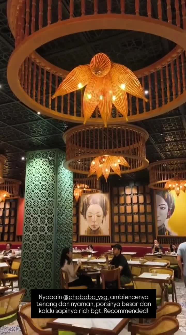 Kap Lampu Bambu Jantung