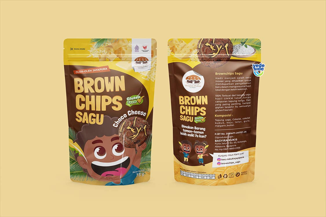 Brownchips Sagu Choco Cheese