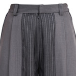 Sae. Hayes Pants Dark Grey Stripes - Celana Wide Leg Wanita High Waist- Celana Kerja Smart Casual S/M L/XL