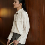 Sae. Marlow Shirt Stripes Wanita Premium - Kemeja Kerja Wanita Modern - Office Look Smart Casual SM-LXL