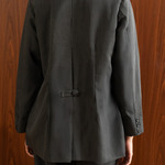 Sae. Piper Blazer Dark Charcoal Grey Pinstripe - Blazer Oversized Wanita - Workwear Smart Casual S/M - L/XL