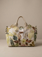 SENTE SERIES - Tas Ecoprint Kanvas dan Kulit Handmade BOGOR