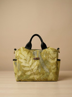 SENTE SERIES - Tas Ecoprint Kanvas dan Kulit Handmade BOGOR