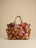 SENTE SERIES - Tas Ecoprint Kanvas dan Kulit Handmade BOGOR