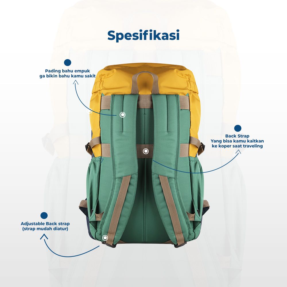 ATVA Tas Backpack Pria Peak Lite Series