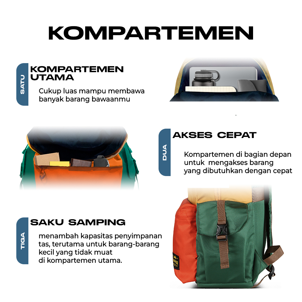 ATVA Tas Backpack Daily Sherpa Series