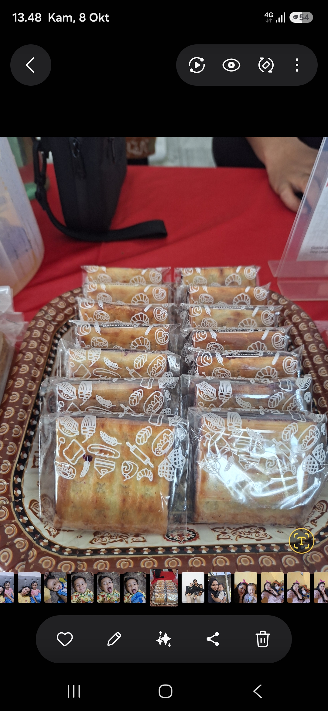 Keripik, Gabin ubi ungu