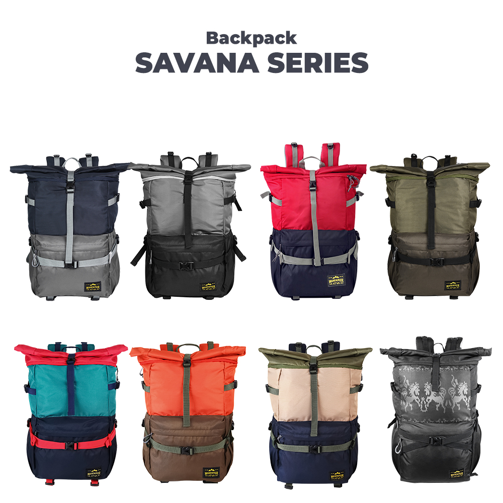 ATVA Tas Backpack Rolltop Savana Series