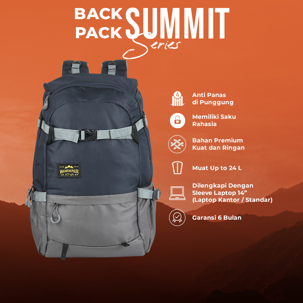 ATVA Tas Backpack Pria Summit Series
