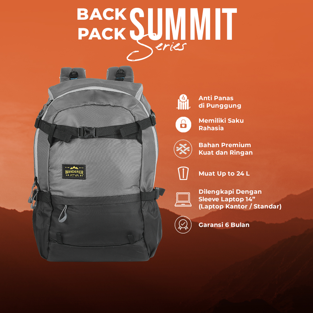 ATVA Tas Backpack Pria Summit Series