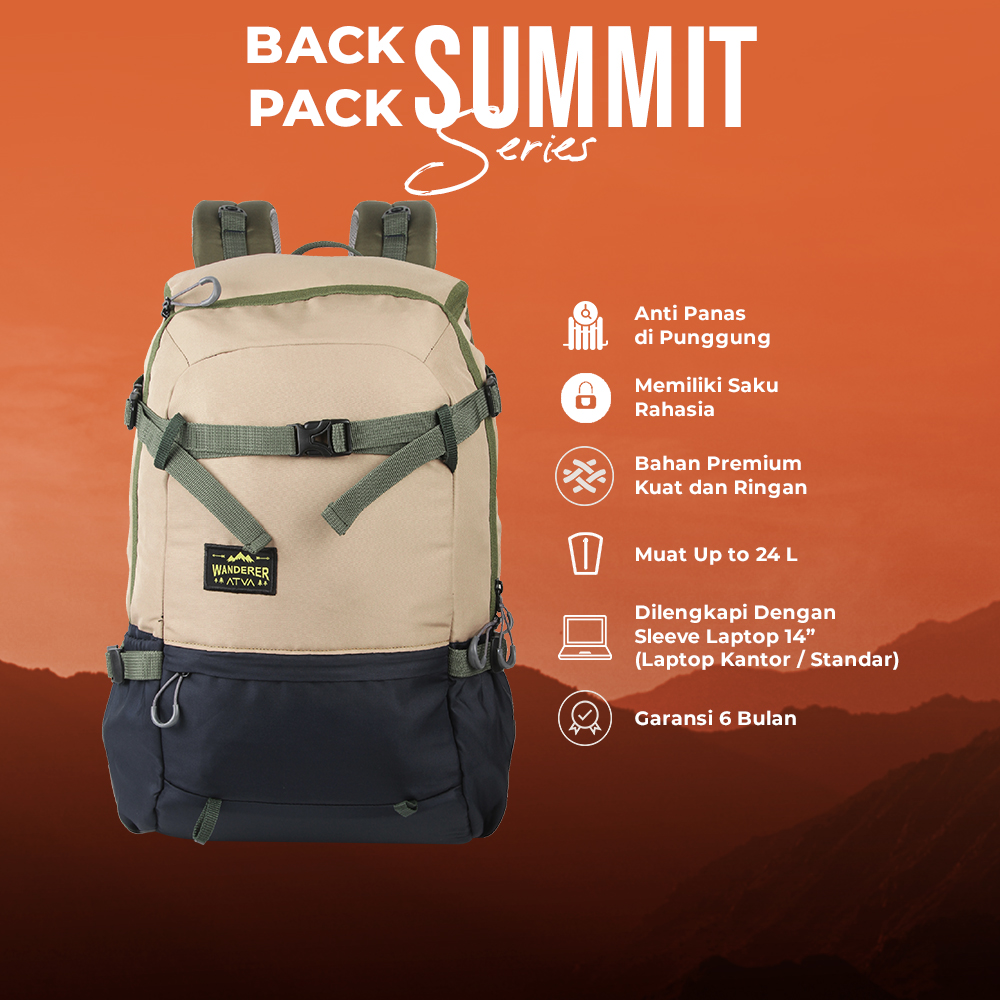ATVA Tas Backpack Pria Summit Series