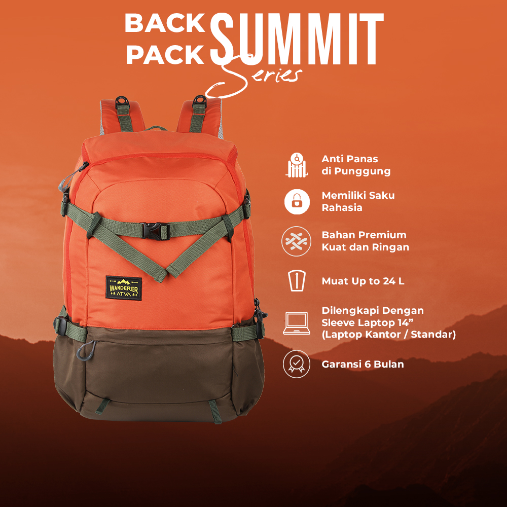 ATVA Tas Backpack Pria Summit Series