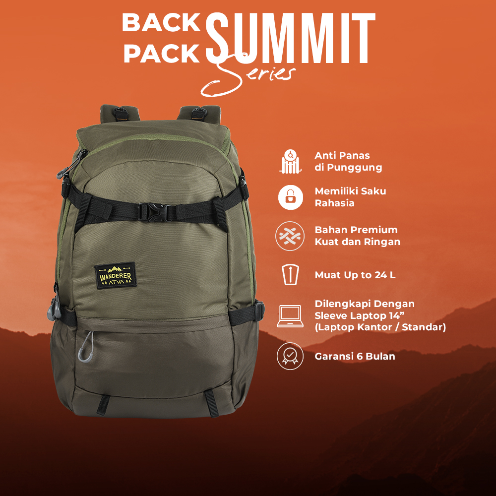 ATVA Tas Backpack Pria Summit Series