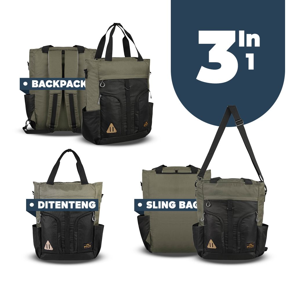 ATVA Tas Backpack Totepack Xander Series