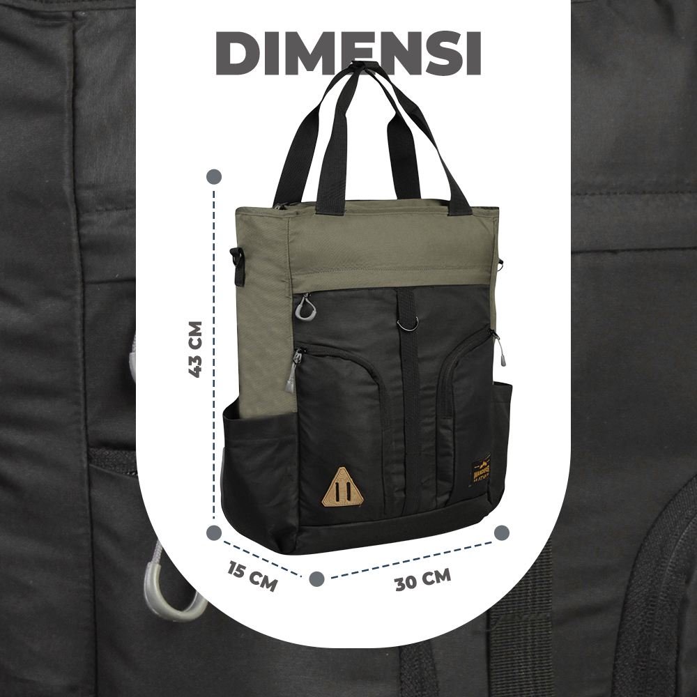 ATVA Tas Backpack Totepack Xander Series