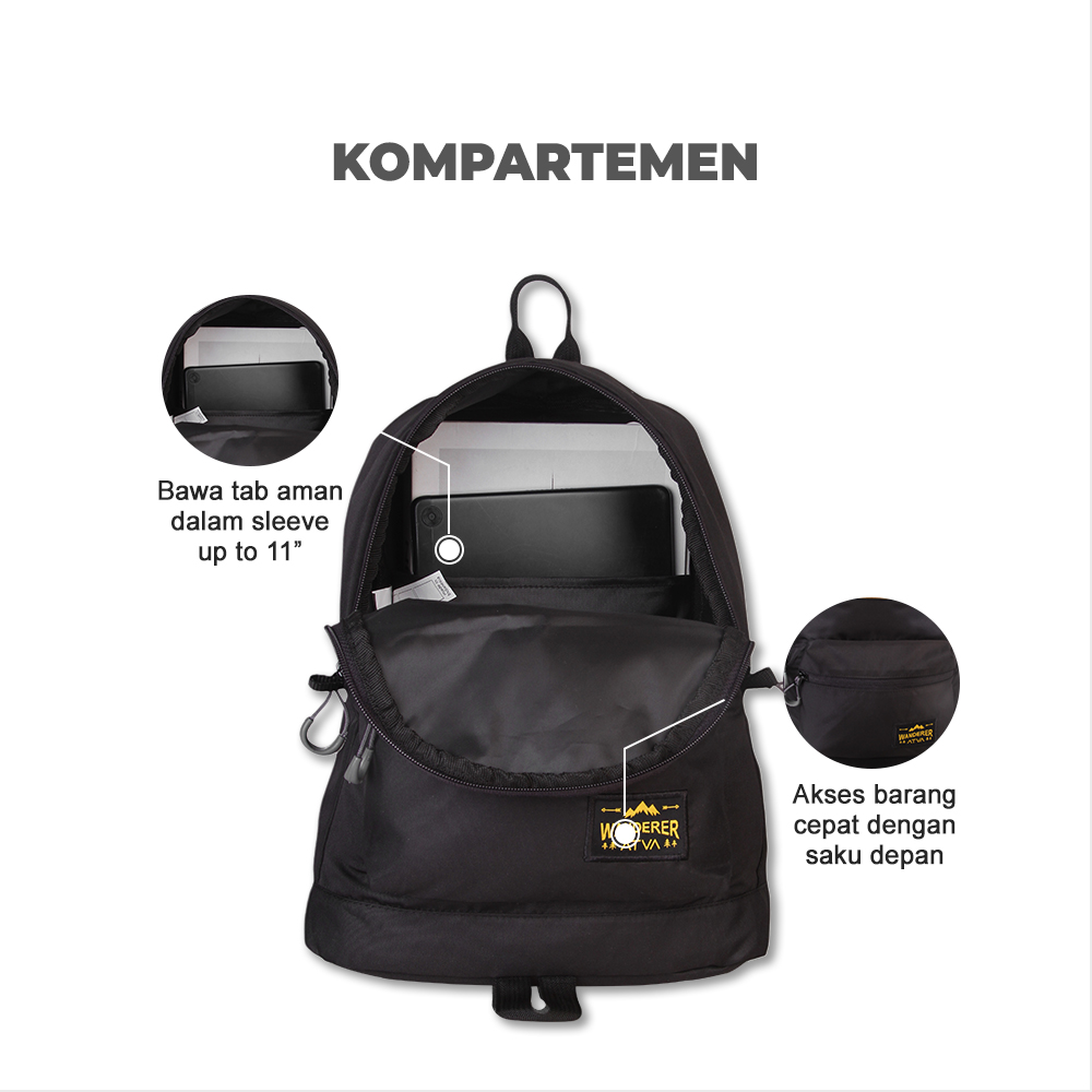 Tas Backpack Mini Rocky Series