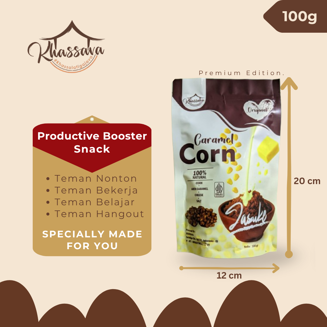 Original Jasuke Caramel Corn 100g Khassava