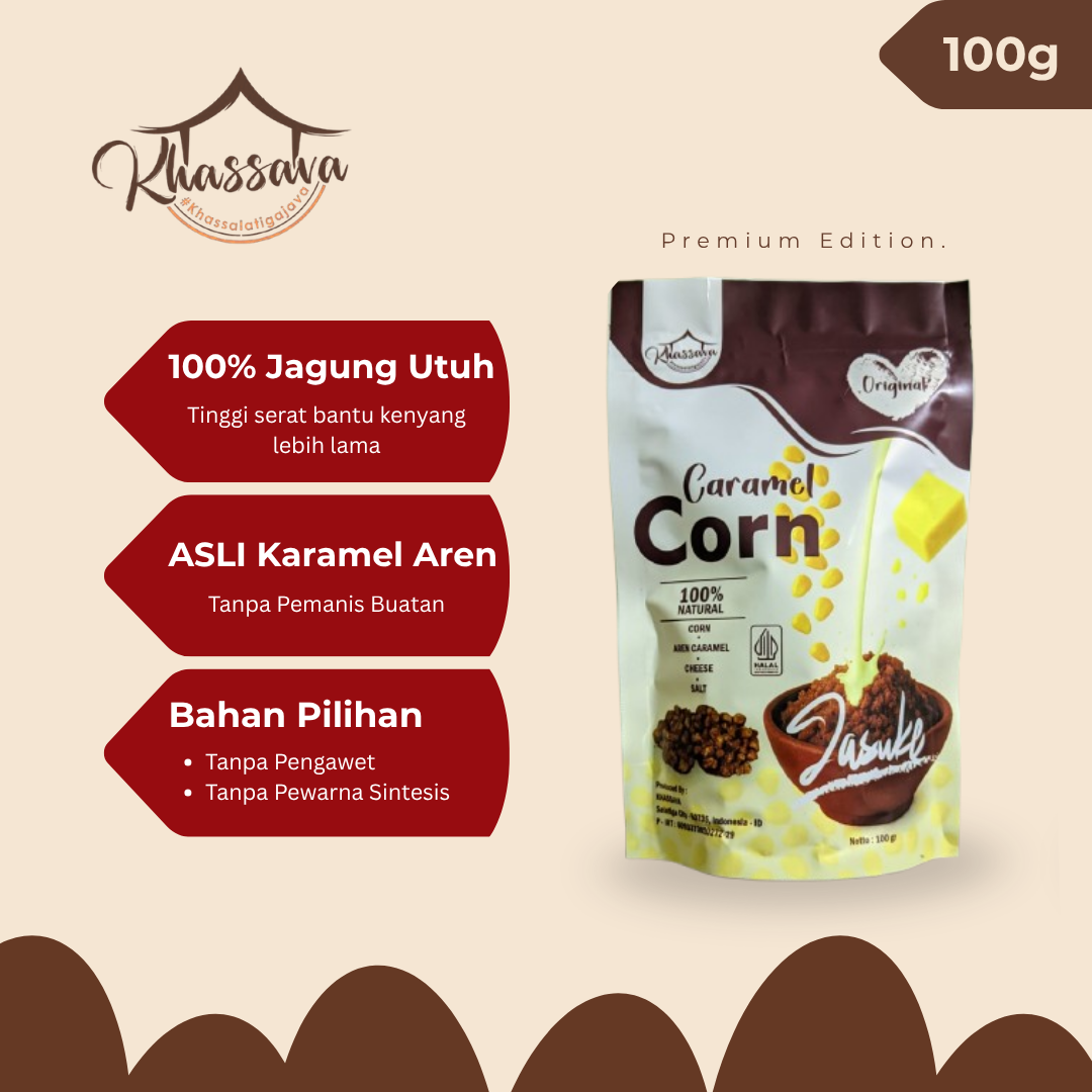 Original Jasuke Caramel Corn 100g Khassava