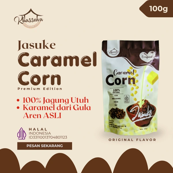 Original Jasuke Caramel Corn 100g Khassava
