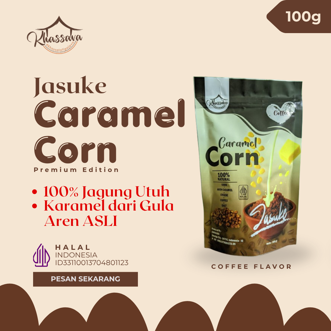 Coffee Jasuke Caramel Corn Khassava 100gr