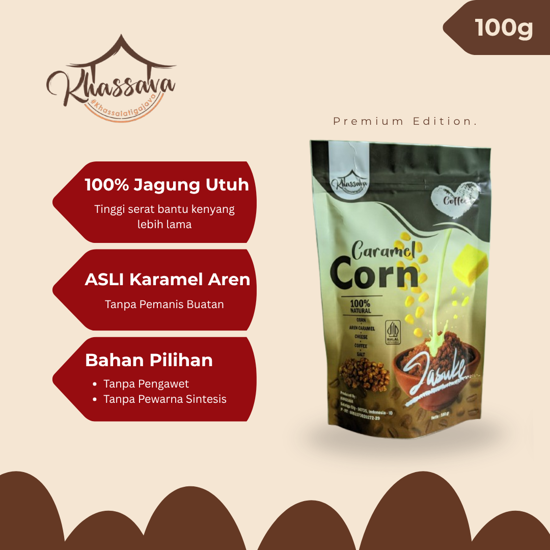 Coffee Jasuke Caramel Corn Khassava 100gr